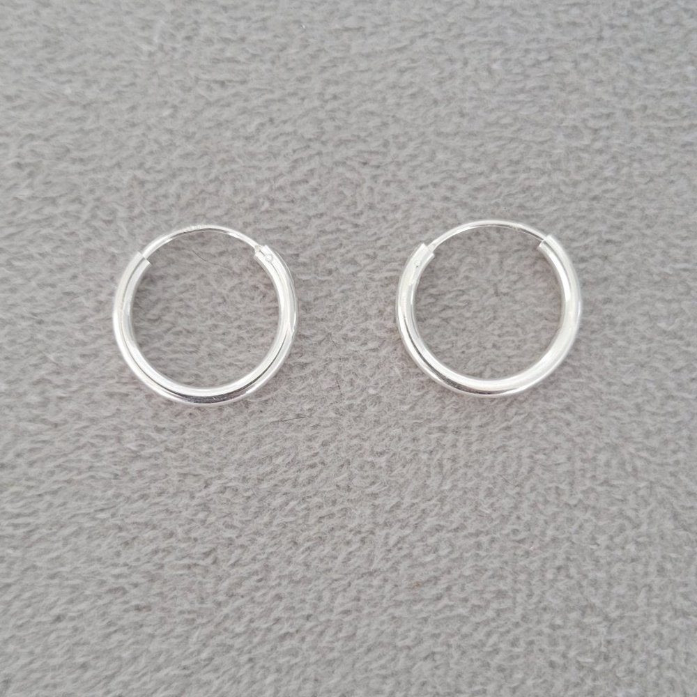925 Sterling Silver Hoop Earrings